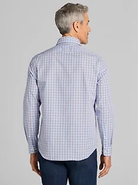 Modern Fit Plaid Button-Up Shirt