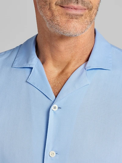 Modern Fit Short Sleeve Camp Shirt