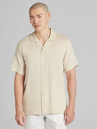 Modern Fit Short Sleeve Camp Shirt