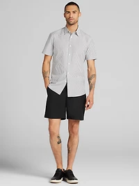 Slim Fit Short Sleeve Button Up Shirt