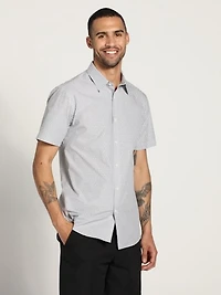 Slim Fit Short Sleeve Button Up Shirt