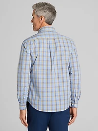 Modern Fit Check Button Up Shirt