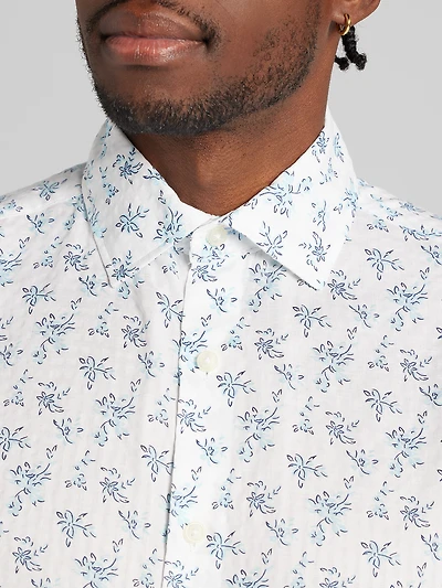Classic Fit Short Sleeve Button Up Shirt