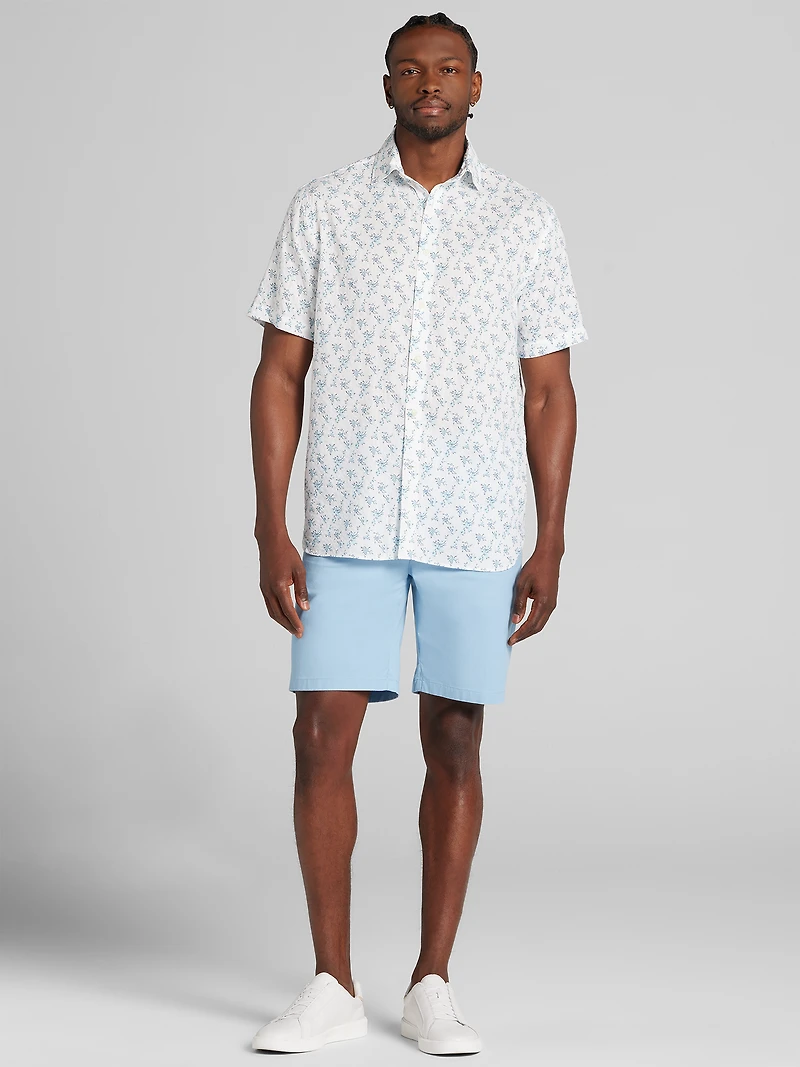 Classic Fit Short Sleeve Button Up Shirt