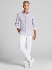 Modern Fit Triangle Geometric Button-Up Shirt