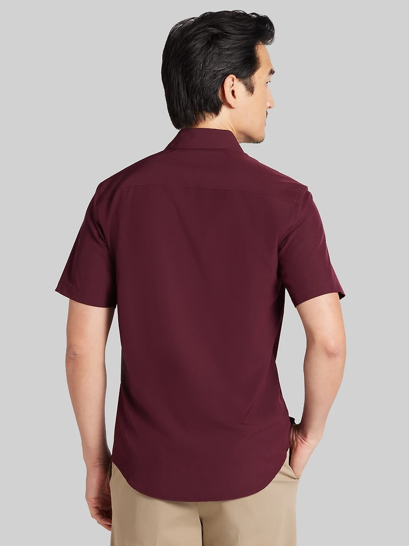 Modern Fit 4-Way Stretch Button Up Shirt