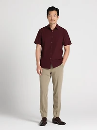 Modern Fit 4-Way Stretch Button Up Shirt