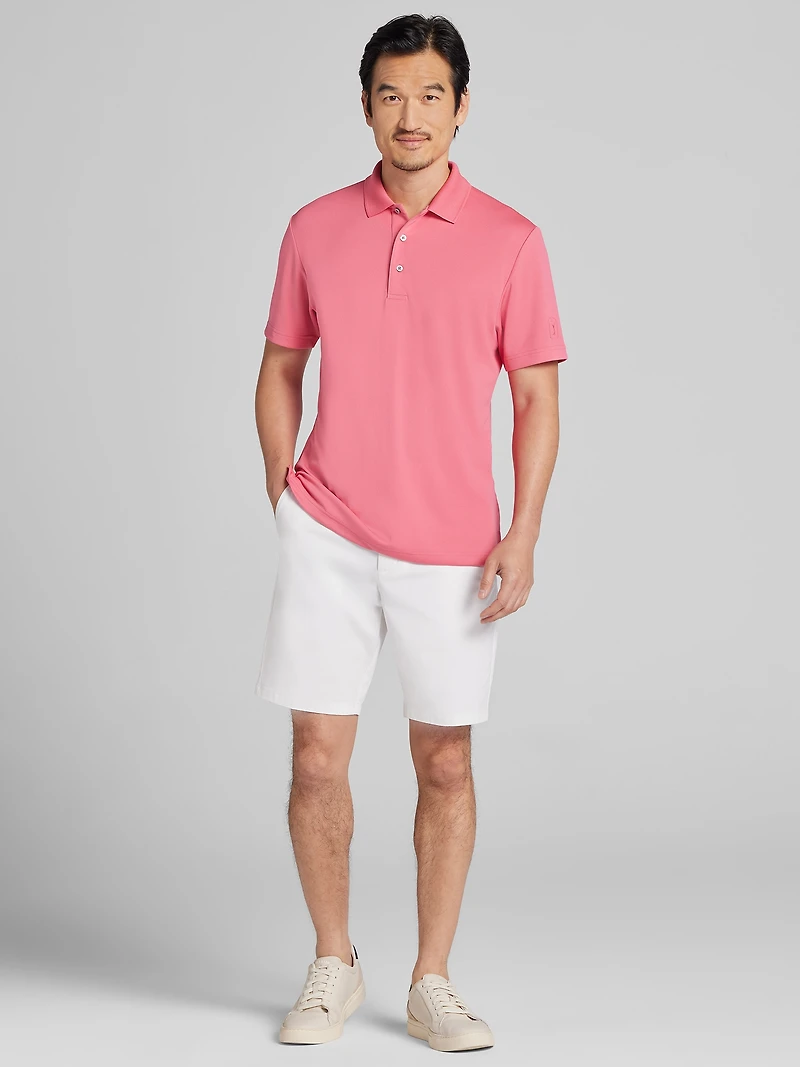 Regular Fit Airflux Solid Mesh Polo