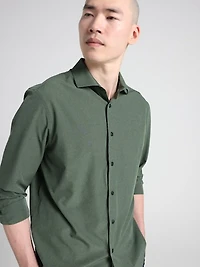Modern Fit 4-Way Stretch Button Up Shirt