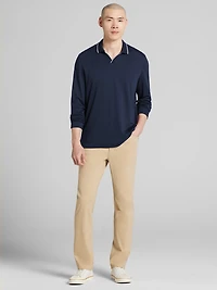 Modern Fit Long Sleeve Johnny Polo