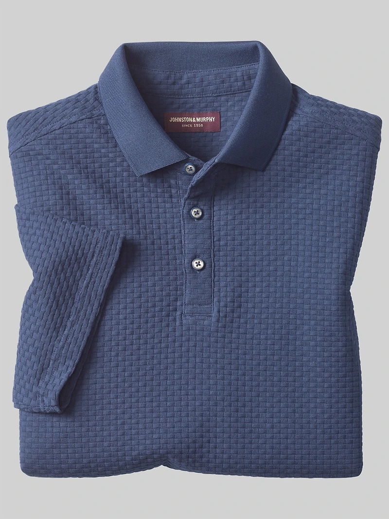 Regular Fit Tilson Textured Weave Polo