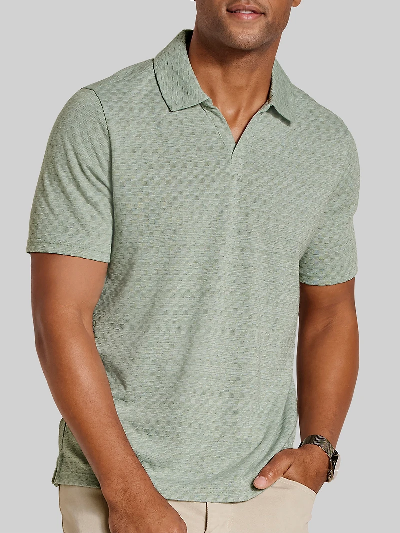 Regular Fit Sedona 4-Way V‑Neck Polo