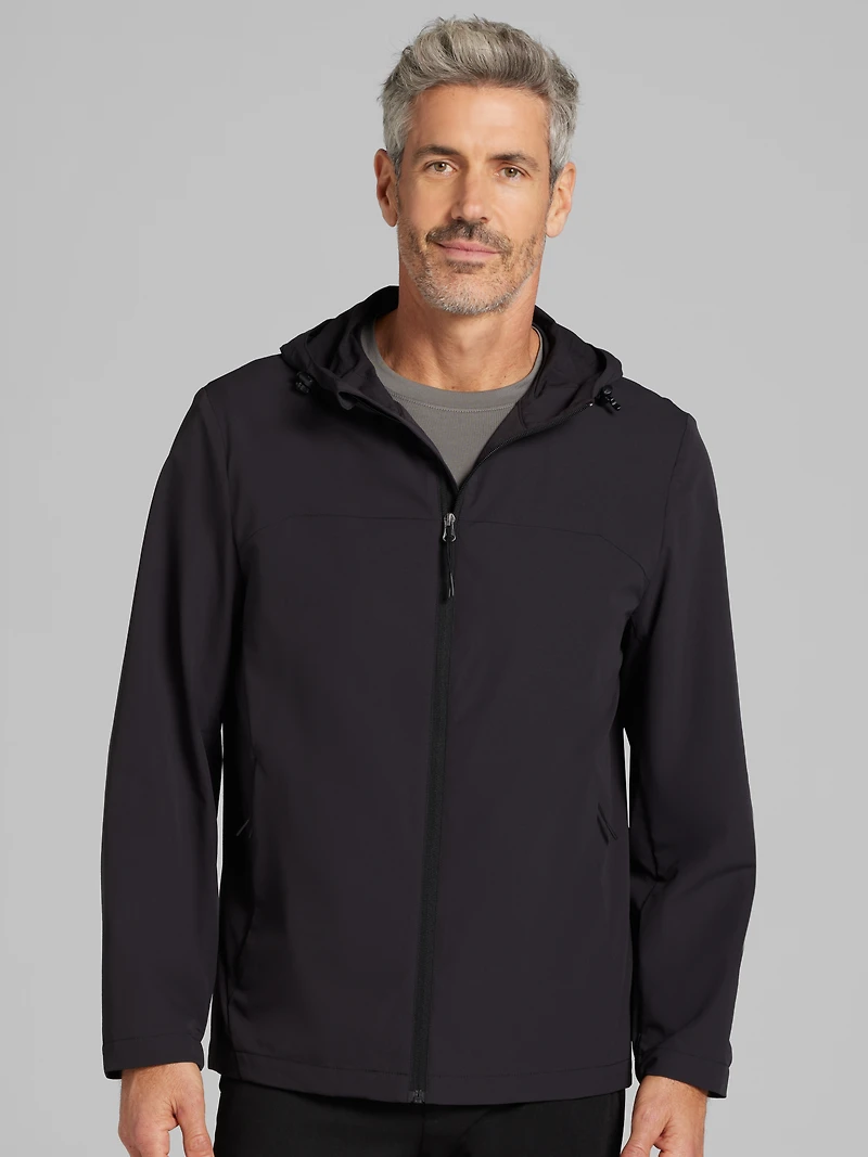 Performance Stretch Hooded Windbreaker