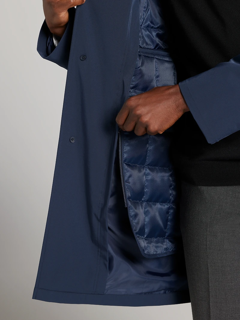 Raincoat with Removable Liner