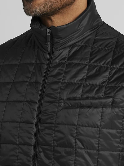 Water-Repellent Boxed Quilted Vest