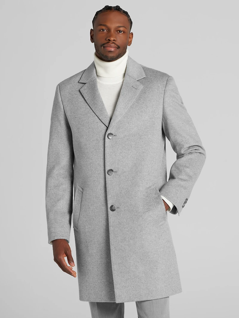Wool Blend Overcoat