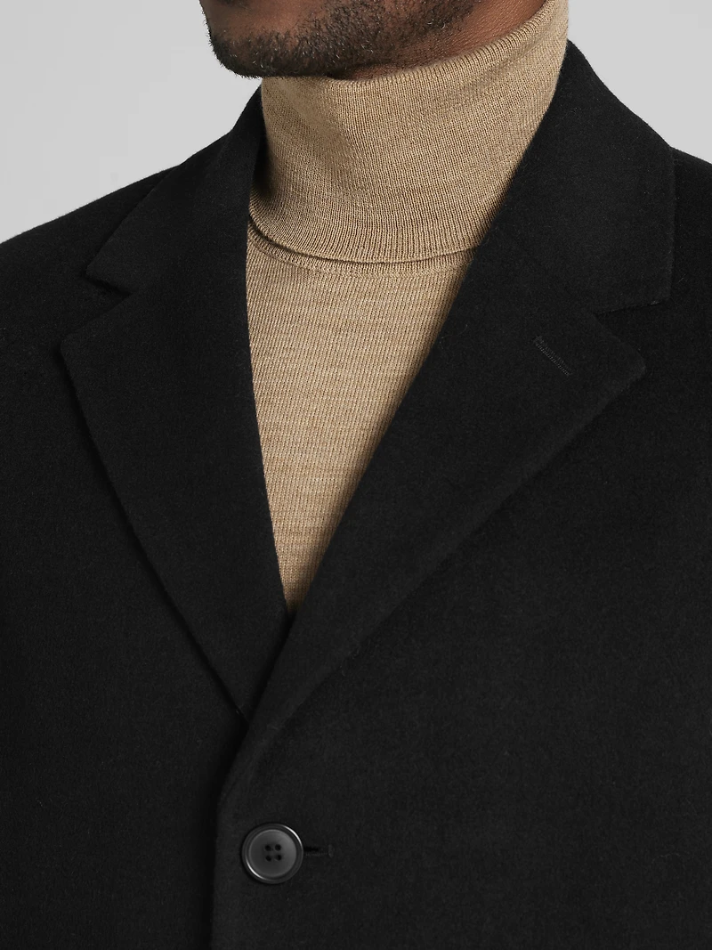 Wool Blend Overcoat