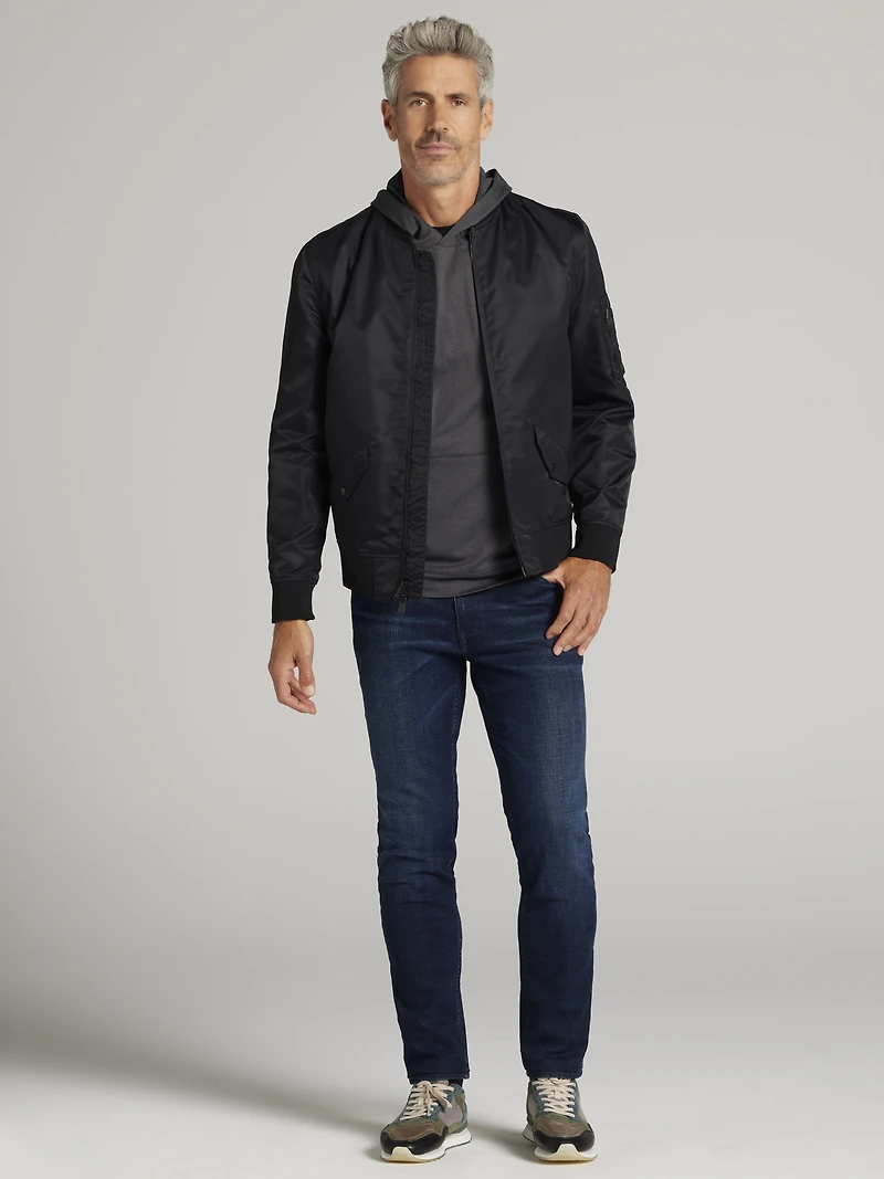 Satin Bomber Jacket