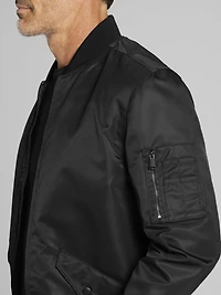 Satin Bomber Jacket