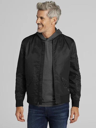 Satin Bomber Jacket