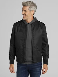Satin Bomber Jacket