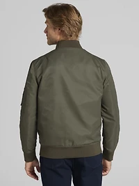 Satin Bomber Jacket