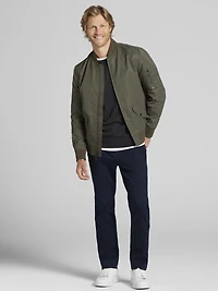 Satin Bomber Jacket