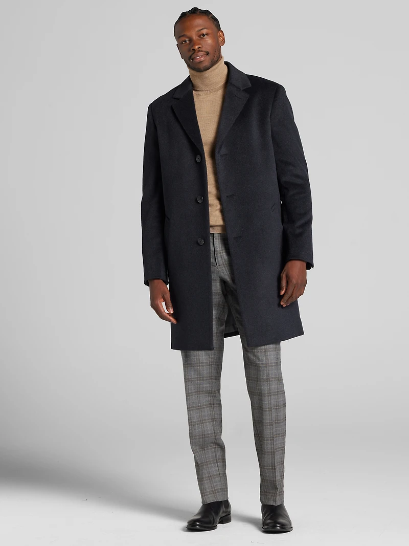 Signature Wool Blend Overcoat