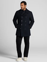 Double-Breasted Signature Peacoat