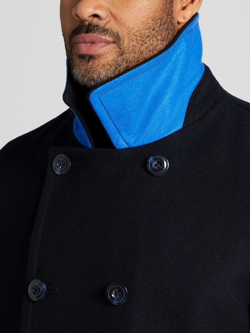 Double-Breasted Signature Peacoat