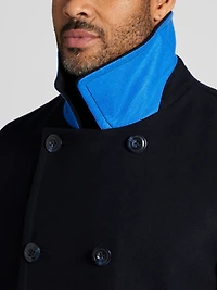 Double-Breasted Signature Peacoat