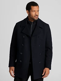 Double-Breasted Signature Peacoat