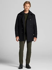 Double-Breasted Signature Peacoat