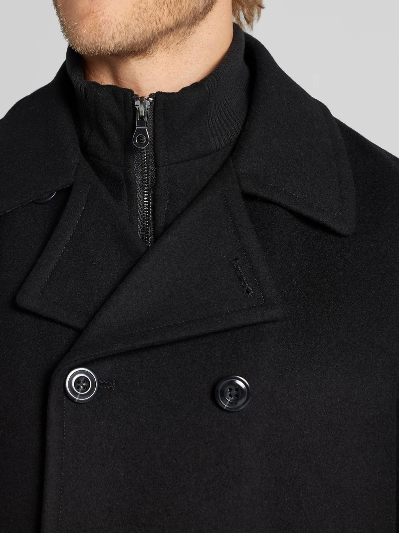 Double-Breasted Signature Peacoat