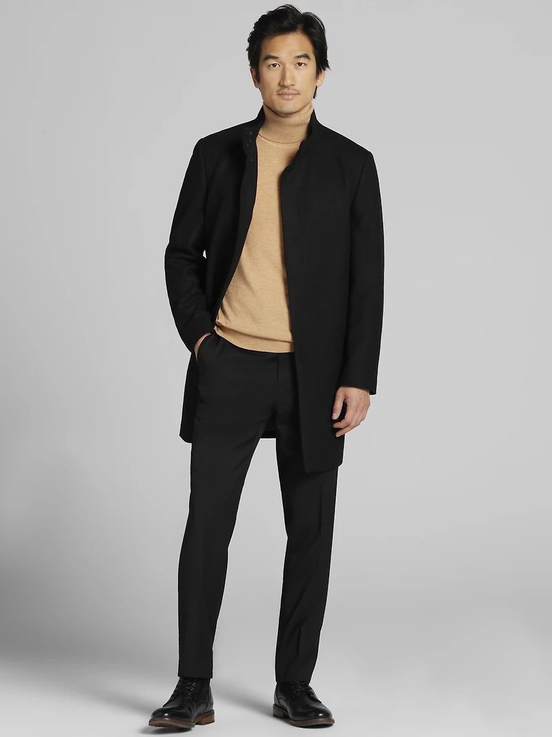 Mayden Wool Blend Car Coat