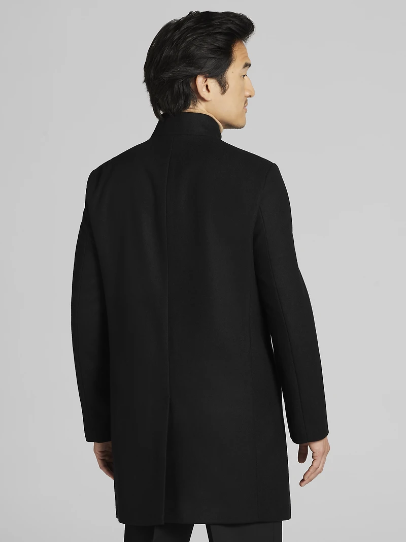 Mayden Wool Blend Car Coat