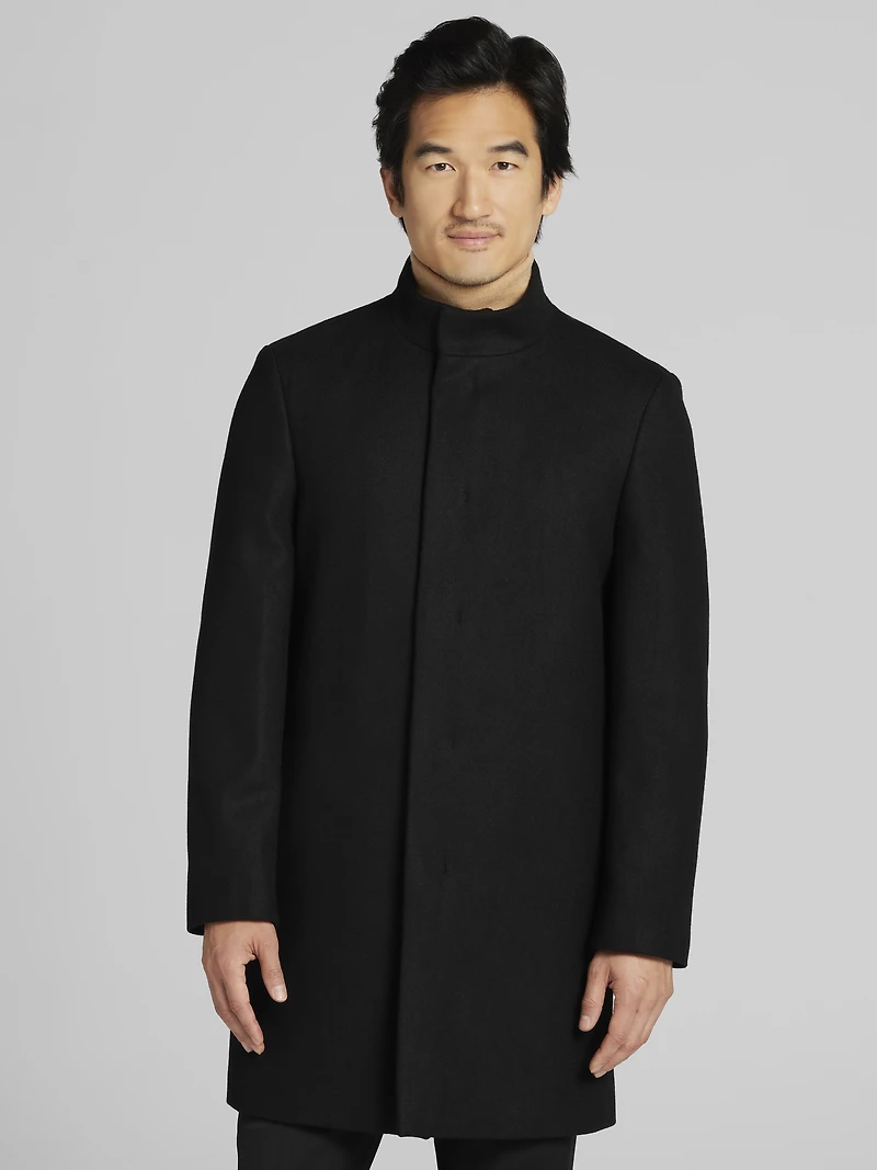 Mayden Wool Blend Car Coat