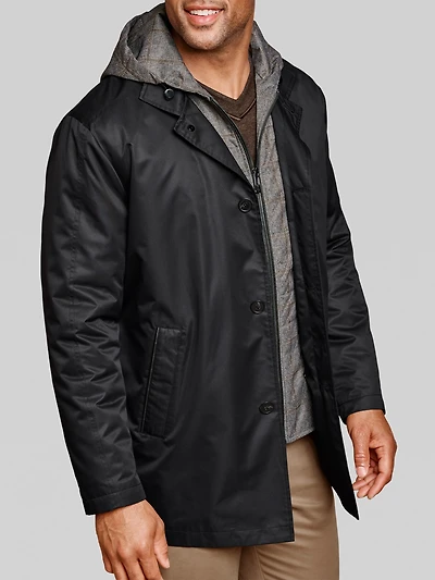 Modern Fit Upton Water-Resistant Raincoat