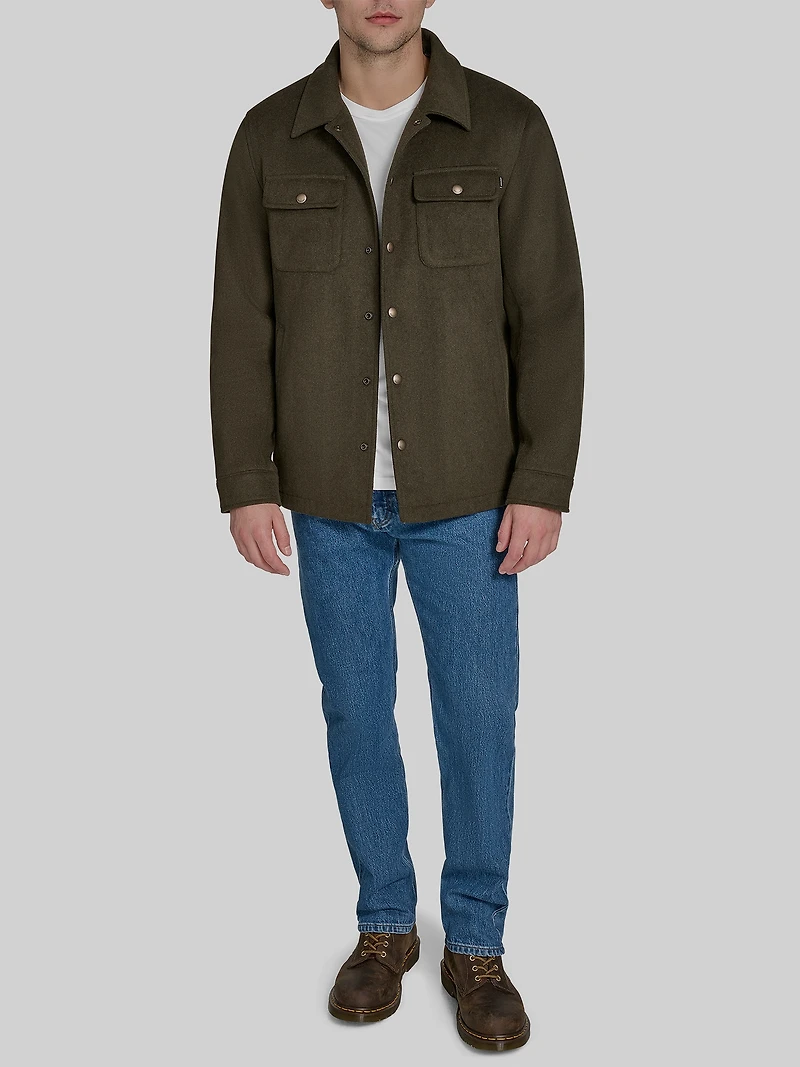 Shacket with Sherpa Lining