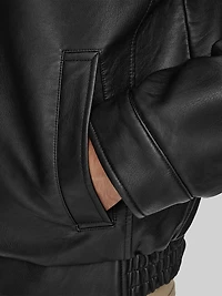 Faux Leather Jacket