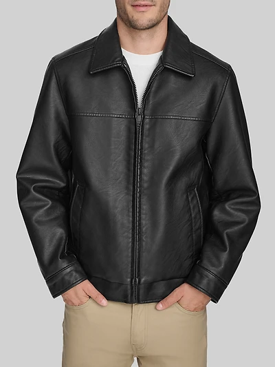 Faux Leather Jacket