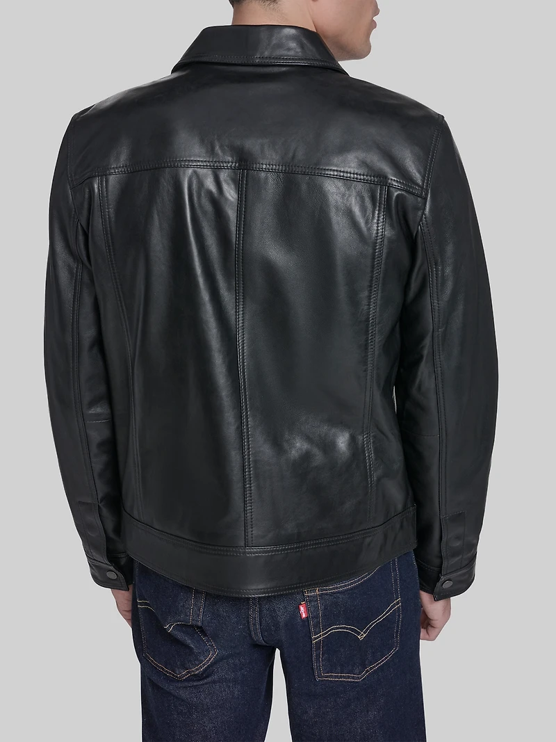 Leather Trucker Jacket
