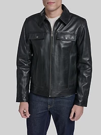 Leather Trucker Jacket
