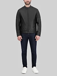 Washed Leather Jacket