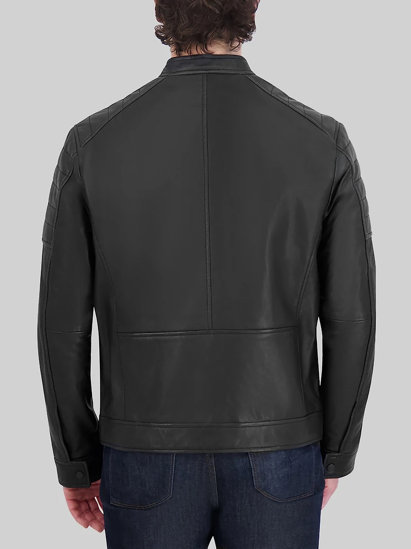 Washed Leather Jacket