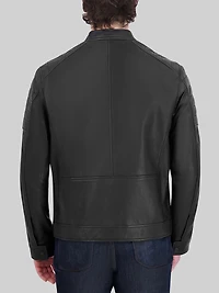 Washed Leather Jacket