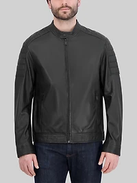 Washed Leather Jacket