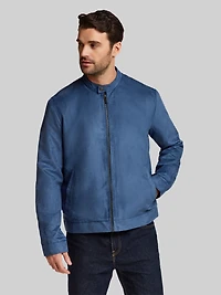 Modern Fit Moto Suede Jacket