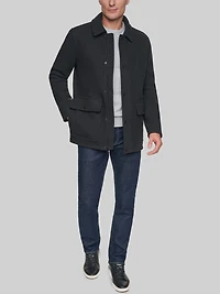 Stretch Wool Shirt Jacket