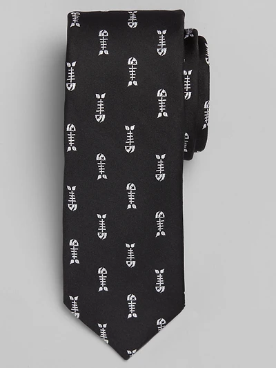 Narrow Fish Bone Tie